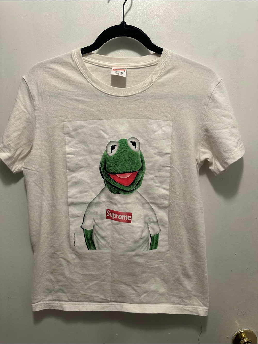 Supreme Kermit The Frog Tee White Size Small 2008 Box Logo